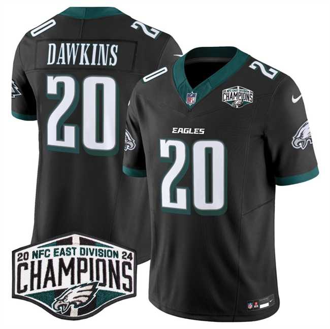 Men's Philadelphia Eagles #20 Brian Dawkins Black 2024 New NFC East Champions F.U.S.E. Vapor Untouchable Limited Stitched Jersey,We sell and wholesale Men's Philadelphia Eagles #20 Brian Dawkins Black 2024 New NFC East Champions F.U.S.E. Vapor Untouchable Limited Stitched Jersey on line form chian!